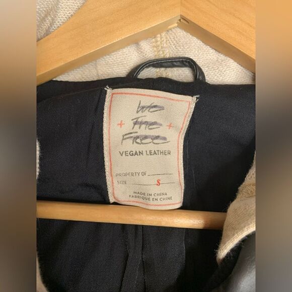 FP Sweet Nothings vegan leather jacket. Small - Picture 6 of 6